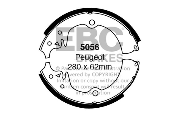 5056 - Zestaw szczęk hamulcowych EBC Brakes