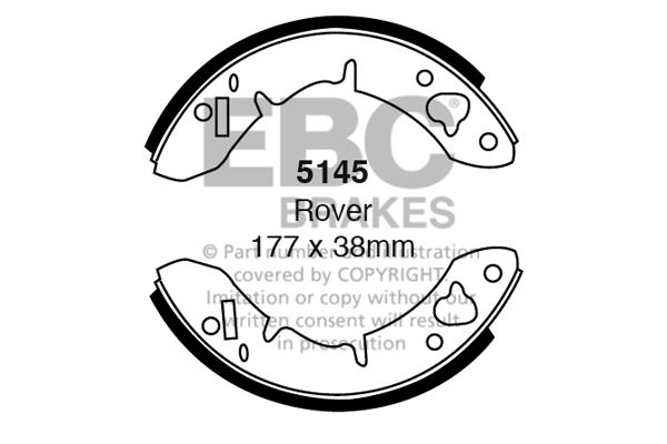 5145 - Zestaw szczęk hamulcowych EBC Brakes