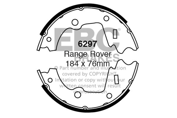 6297 - Zestaw szczęk hamulcowych EBC Brakes