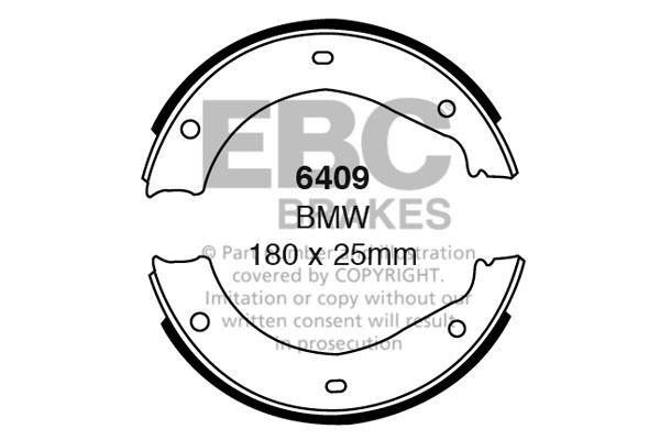 6409 - Zestaw szczęk hamulcowych EBC Brakes