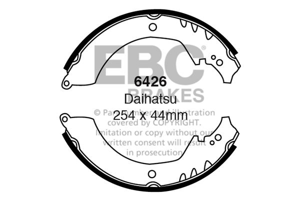 6426 - Zestaw szczęk hamulcowych EBC Brakes