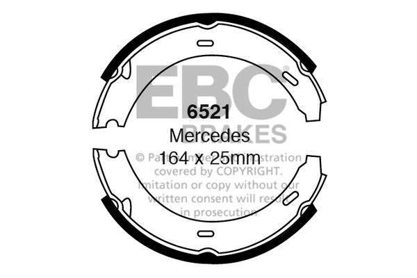 6521 - Zestaw szczęk hamulcowych EBC Brakes