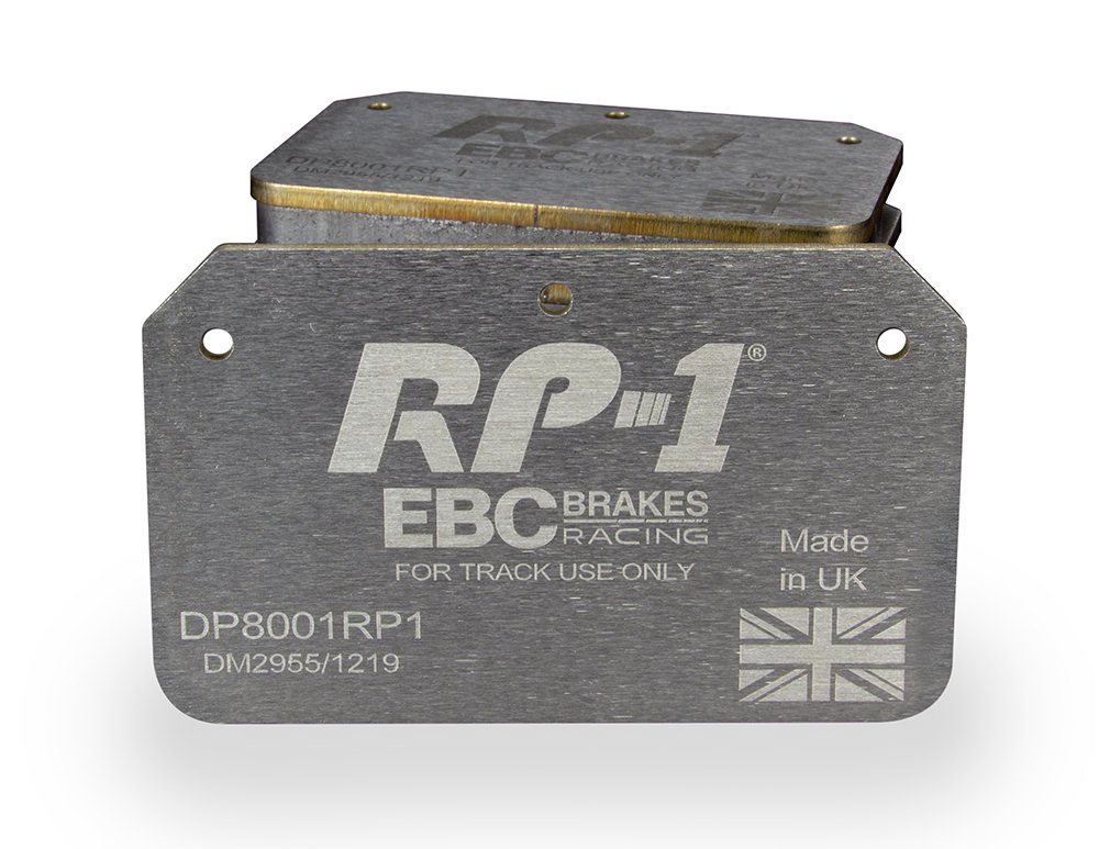DP8001RP1 - Zestaw wyścigowych klocków hamulcowych seria RP-1 Racing EBC Brakes