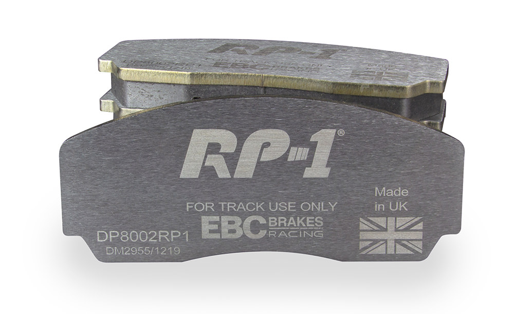 DP8002RP1 - Zestaw wyścigowych klocków hamulcowych seria RP-1 Racing EBC Brakes