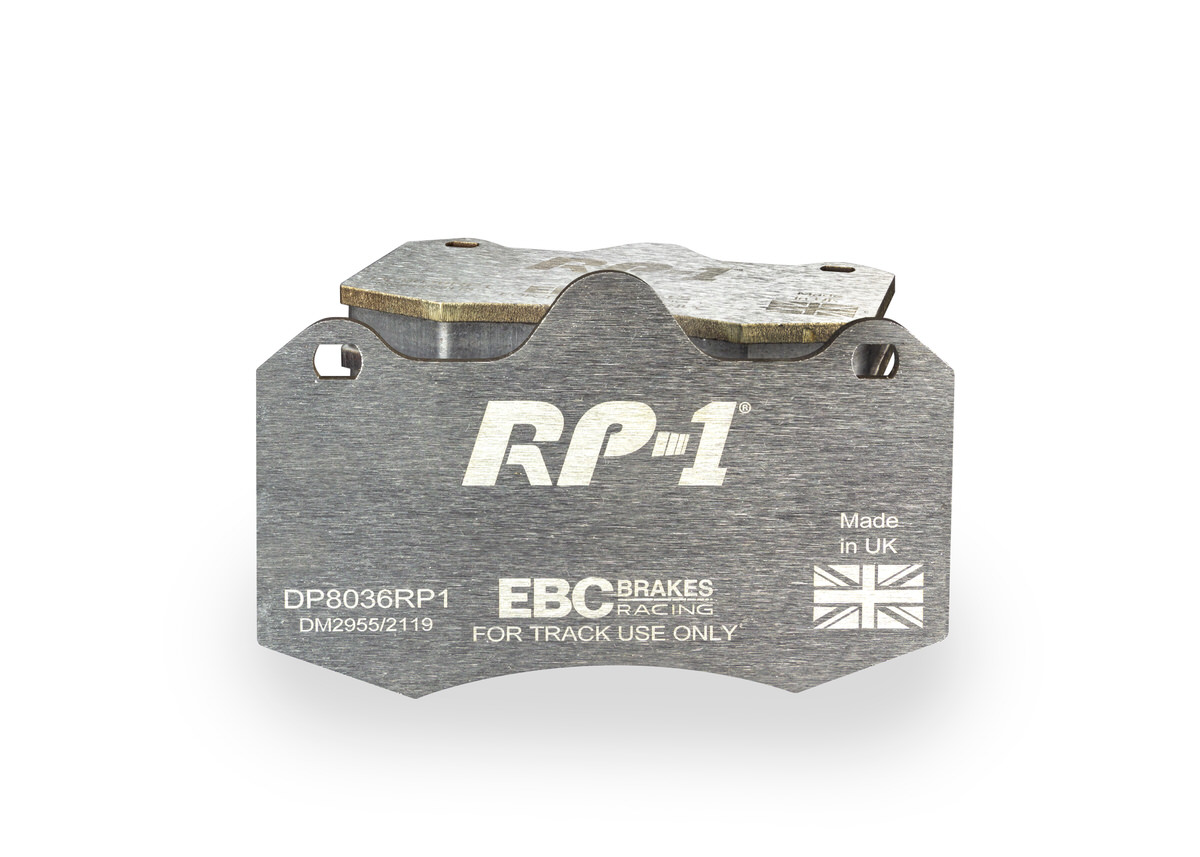 DP8036RP1 - Zestaw wyścigowych klocków hamulcowych seria RP-1 Racing EBC Brakes