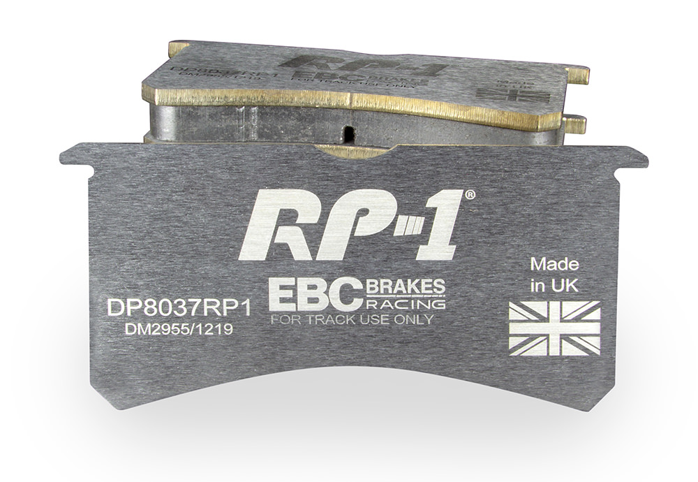 DP8037RP1 - Zestaw wyścigowych klocków hamulcowych seria RP-1 Racing EBC Brakes