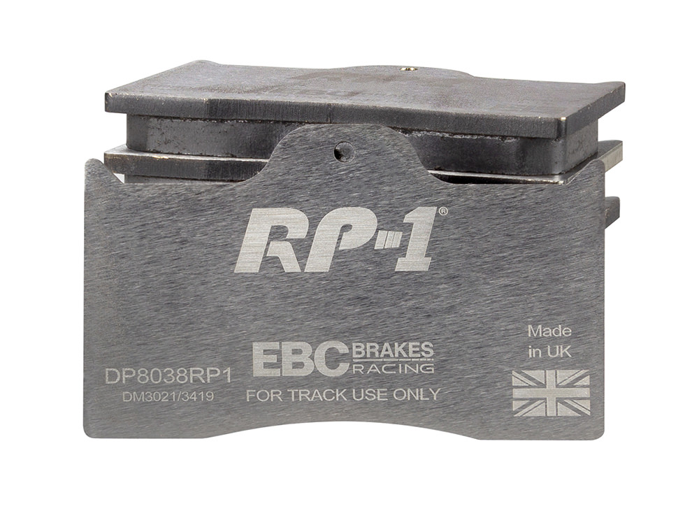 DP8038RP1 - Zestaw wyścigowych klocków hamulcowych seria RP-1 Racing EBC Brakes