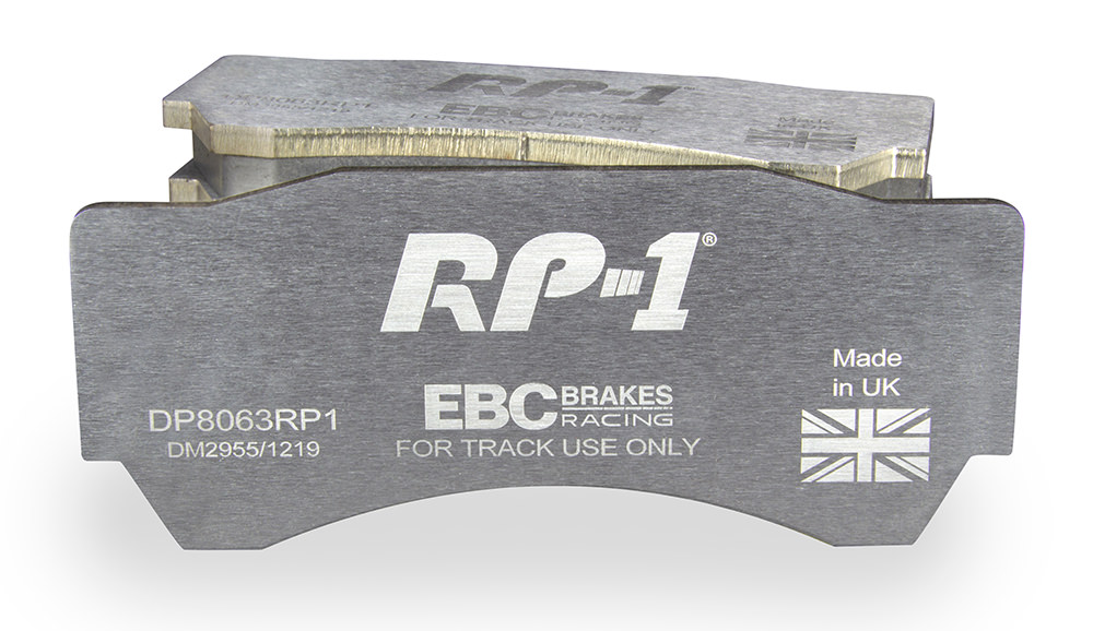 DP8063RP1 - Zestaw wyścigowych klocków hamulcowych seria RP-1 Racing EBC Brakes