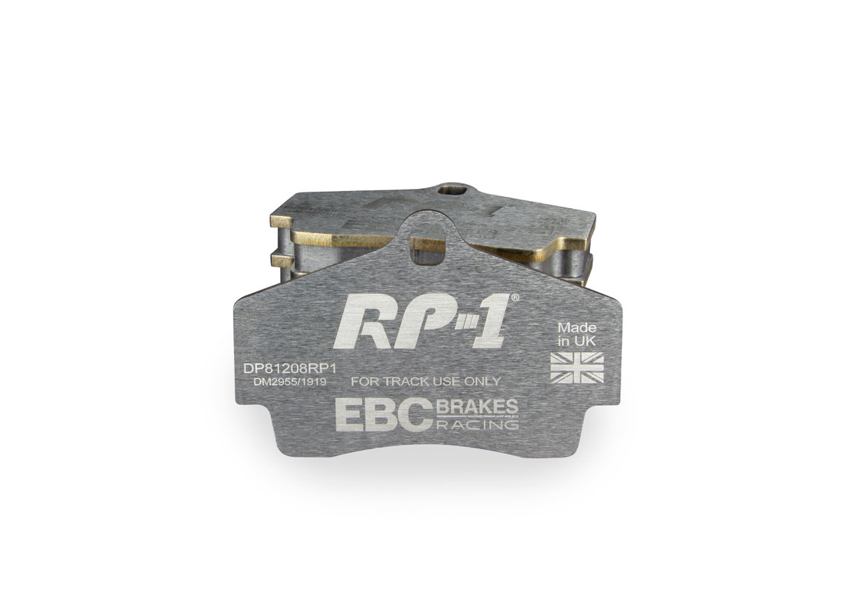 DP81208RP1 - Zestaw wyścigowych klocków hamulcowych seria RP-1 Racing EBC Brakes