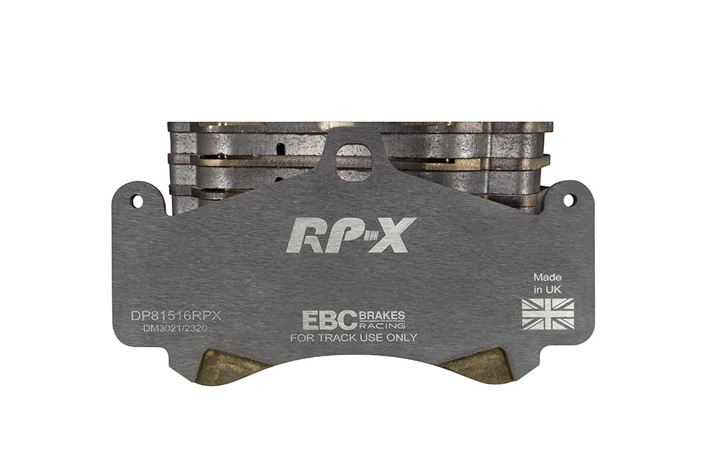 DP81516RPX - Zestaw wyścigowych klocków hamulcowych seria RP-X Racing EBC Brakes