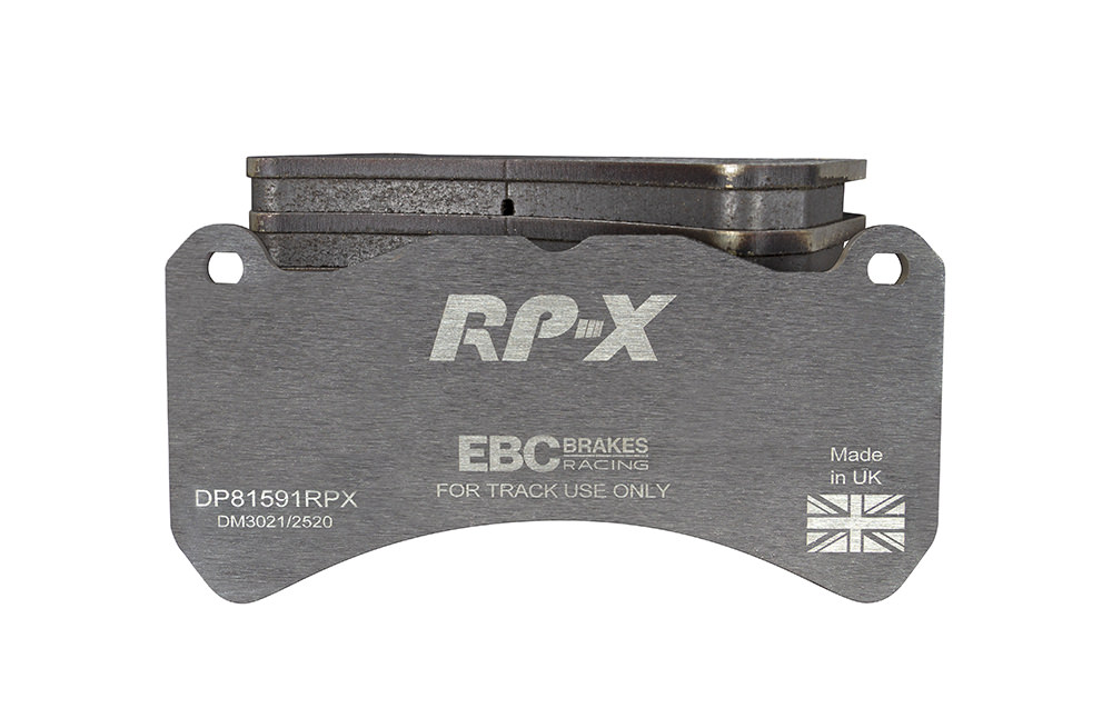 DP81591RPX - Zestaw wyścigowych klocków hamulcowych seria RP-X Racing EBC Brakes