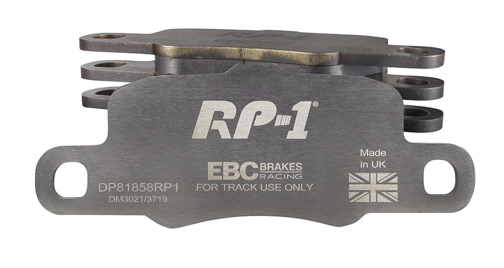 DP81858RP1 - Zestaw wyścigowych klocków hamulcowych seria RP-1 Racing EBC Brakes
