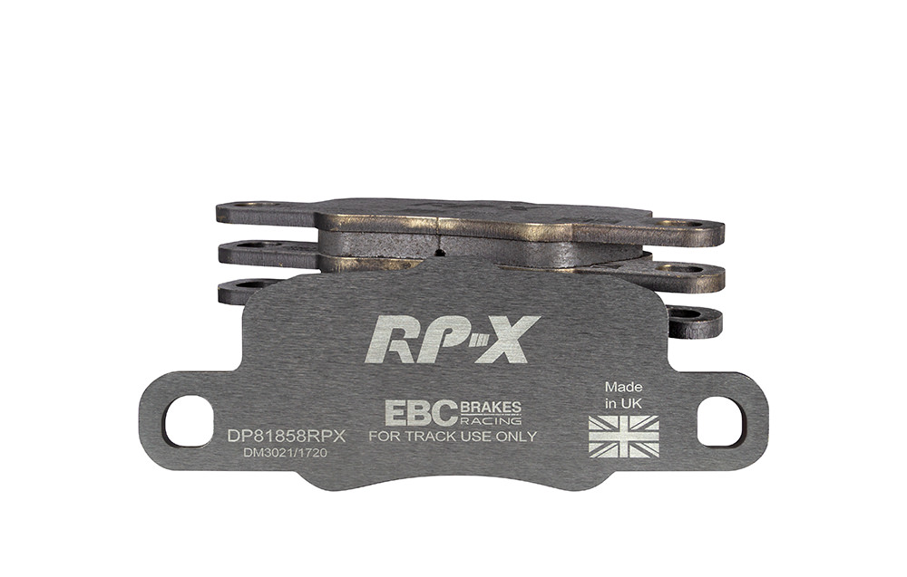 DP81858RPX - Zestaw wyścigowych klocków hamulcowych seria RP-X Racing EBC Brakes
