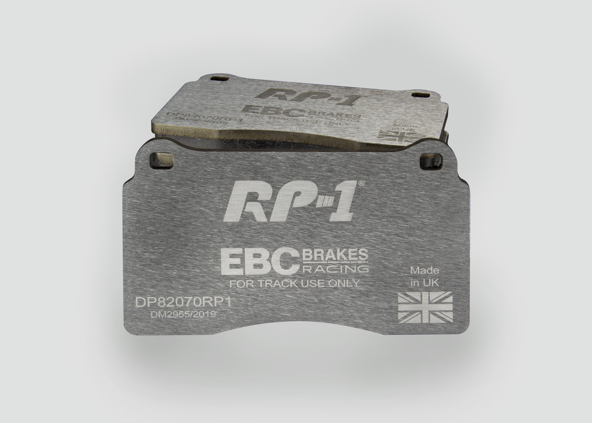 DP82070RP1 - Zestaw wyścigowych klocków hamulcowych seria RP-1 Racing EBC Brakes
