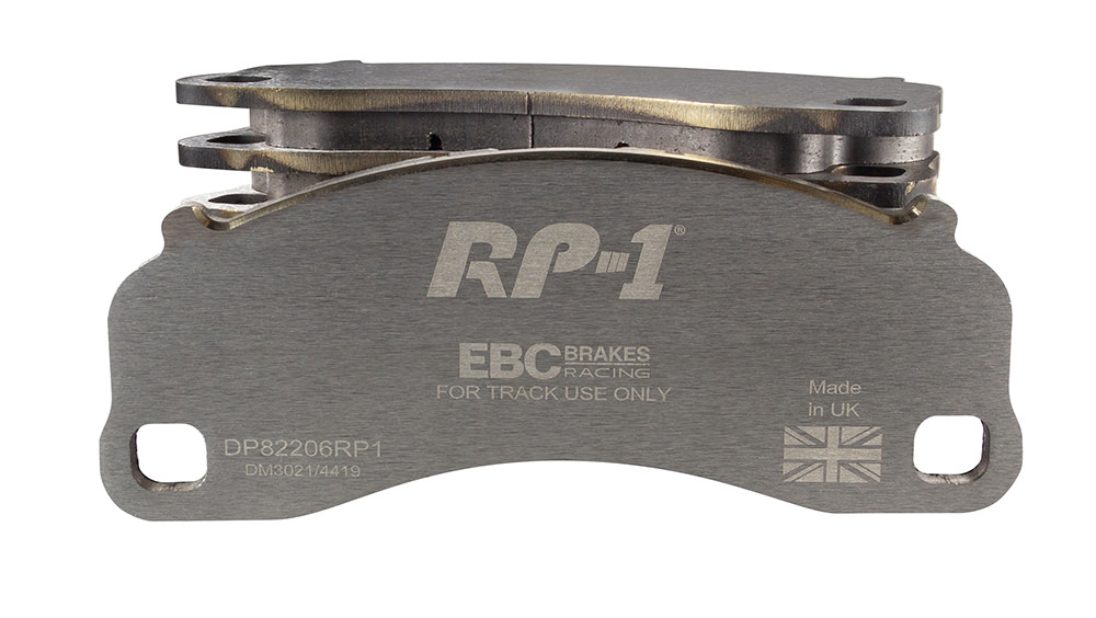 DP82206RP1 - Zestaw wyścigowych klocków hamulcowych seria RP-1 Racing EBC Brakes