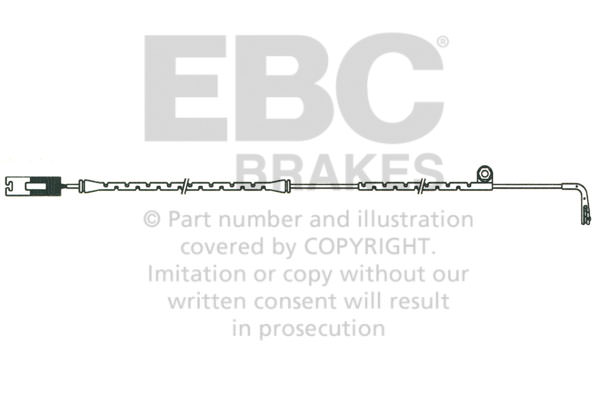 EFA111 - Czujnik zużycia klocków hamulcowych EBC Brakes