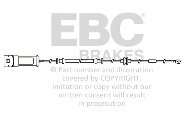EFA116 - Czujnik zużycia klocków hamulcowych EBC Brakes