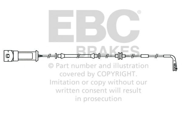 EFA118 - Czujnik zużycia klocków hamulcowych EBC Brakes