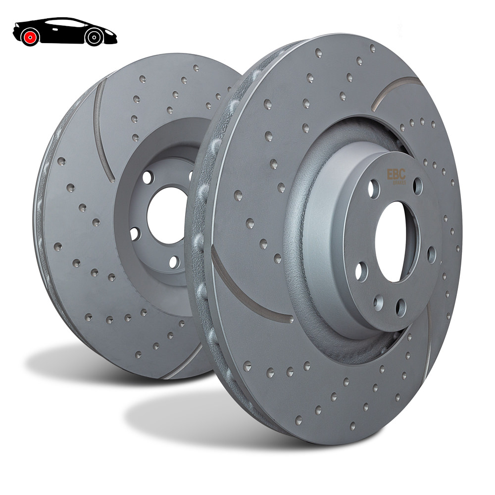 GD357 - Tarcze hamulcowe sportowe nacinane i nawiercane seria GD (Para) EBC Brakes